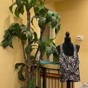 Sexy Fredricks of Hollywood sleeveless blouse.